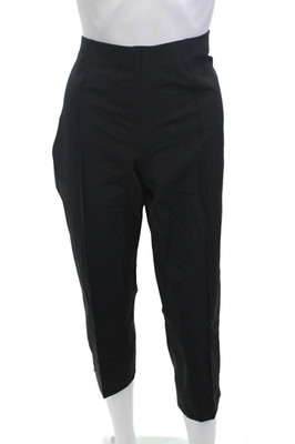 Seductive Women Cropped Capri Black Button Pants Size S
