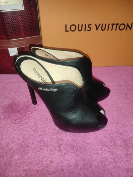 Women Nando Muzi Heels Black 37 #RK6