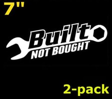 2 Jdm Euro Cool Built Not Bought Drift Racing Turbo Racer Sticker Decal Vinyl