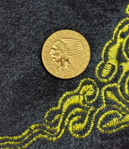 1913 $2.5 Uncirculated Gold Indian Head, Absolutely Gorgeous+++ A Real Beauty!!