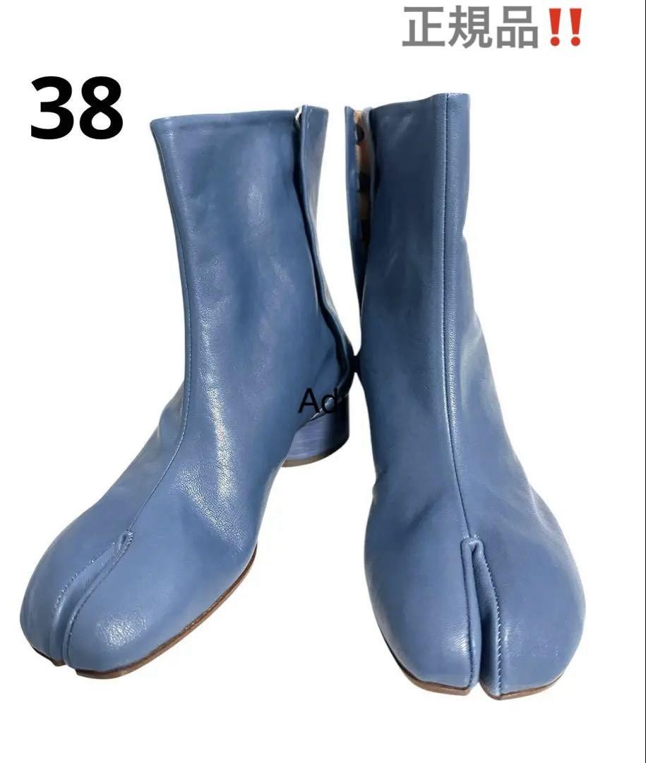 靴 Maison Margiela tabi boots 38 Maison Margiela Leather Tabi Heel Boots Shoes Women Size 38