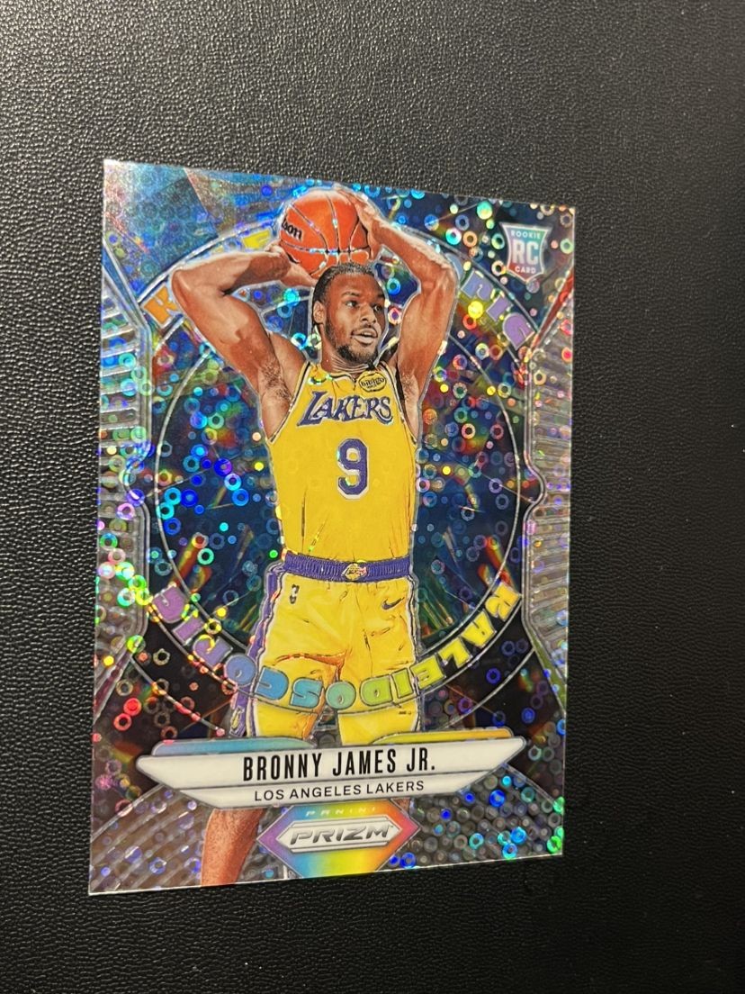2024-25 Panini Prizm Bronny James Jr. Kaleidoscopic Fast Break Rookie #17 RC SP
