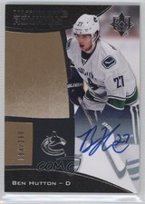 2015 Upper Deck Ultimate Collection Rookies 4/299 Ben Hutton Rookie Auto RC z3a