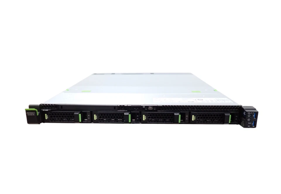 NEW Fujitsu Primergy RX1330 M6 6C E-2436 64GB Ram 4x 12TB HDD 4-Bay 1U Server - Image 3 of 4