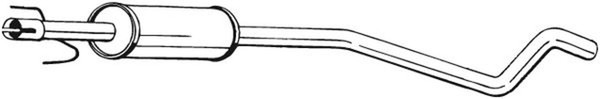 MittelschalldäMpfer Bosal 284-317 FüR Opel CC Astra T98 Caravan 16V F08 F48 F35-image