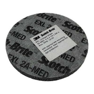 Scotch-Brite EXL Unitized Wheel 2A MED 3 inch 3M, Abrasive unitized wheel, .....