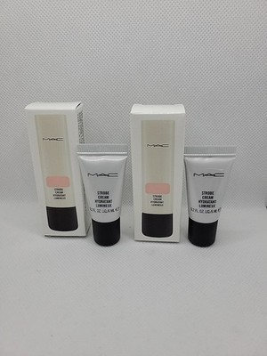 LOT OF 2 MAC STROBE CREAM PINKLITE 0.2 OZ EACH/TRAVEL NIB