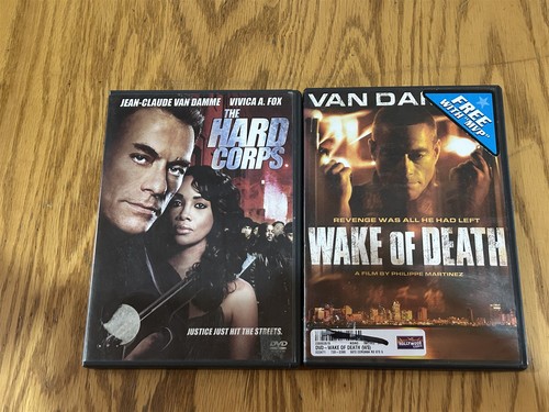 Set of 2 Van Damme dvd's The Hard Corps and Wake of Death - Imagen 1 de 3