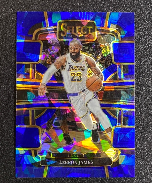 Lebron James 2023-24 Panini Select Concourse Blue Ice #66