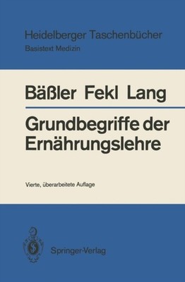 Bler - Grundbegriffe der Ernhrungslehre - New paperback or softback - X555z