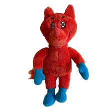 Kohl's Cares Dr.Seuss Fox In Socks Plush Stuffed Animal Red Blue 13"