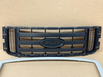 3-BAR BLACK MESH W PAINTABLE SHELL GRILLE FORD F150 2009-2014