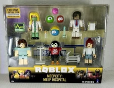 Roblox MeepCity: Meep Hospital Pack 15 Pieces Age 6+ w Virtual Item ~ SEALED NEW