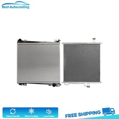 Aluminum Radiator And A/C Condenser For 2002-2003 Ford Explorer 4-Door 4.0L V6