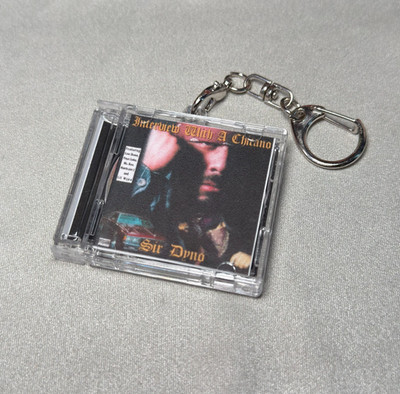 SIR DYNO DARKROOM FAMILIA NORTENO RAP CUSTOM HANDMADE KEYCHAIN