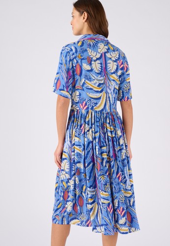 Print Tiered Dress - Picture 3 of 10