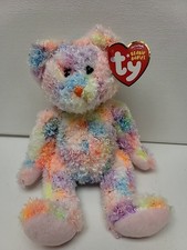 Ty Beanie Baby - Poolside the Ty-Dyed Bear (Interney Exclusive) 7.5" NEW MWMTs