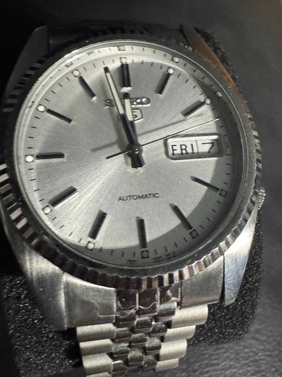 Seiko 5 Sports Silver Men's Watch - SNXJ89 for sale online | eBay