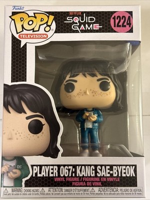2022 Player 067:Kang Sae-Byeok #1224 Netflix Squid Game TV SERIES FUNKO POP