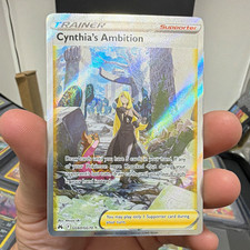 Cynthia's Ambition GG60/GG70 Crown Zenith Ultra Rare Holo Full Art