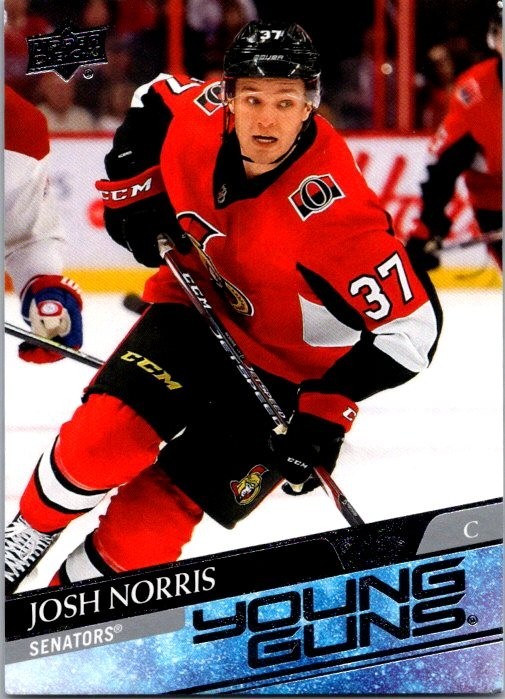 2020-21 Upper Deck - Young Guns Josh Norris #209 (RC)