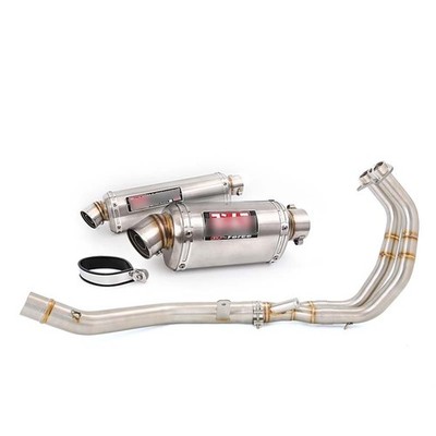 For Honda CBR500R CB500X CB500F 2013-2023 Header Link Pipe Exhaust Muffler Tips