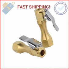 Milton Ez-lock Euro Air Chuck Heavy Duty Brass 175 Psi Open Flow - 2 Pieces
