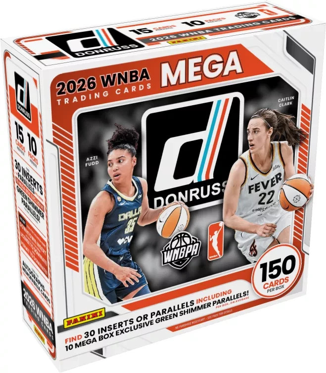 2026 Panini WNBA Donruss Mega Box Brand New PreSale QTY