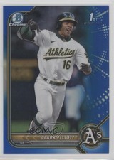2022 Bowman Draft Chrome Blue Refractor 37/150 Clark Elliott #BDC-85 11oh