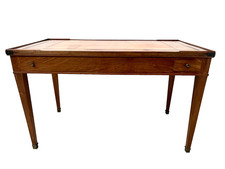 Table a jeux "Tric Trac" d'époque Louis XVI en acajou XVIII siècle