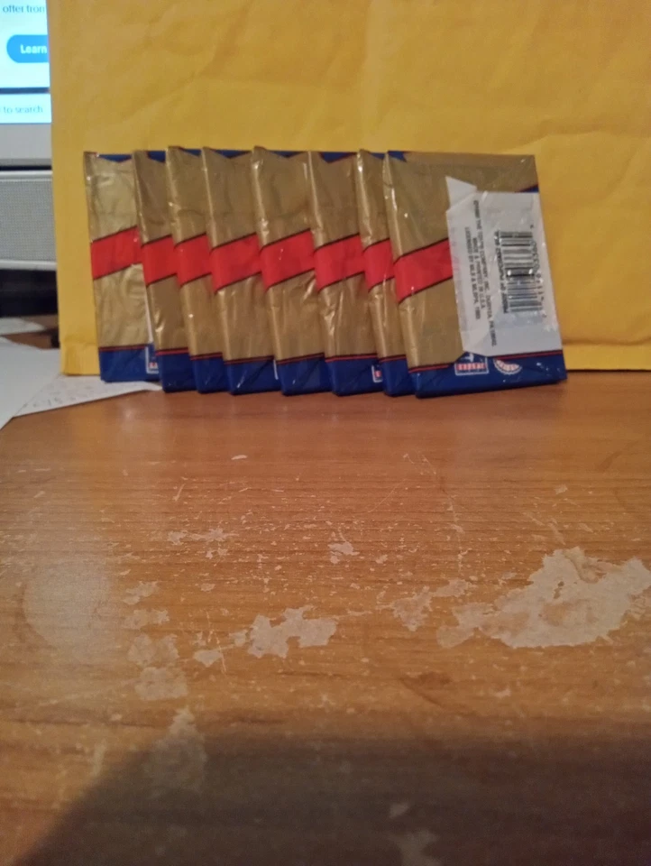 Bowman Baseball 1993 (8) ¡Paquetes sellados de fábrica de Hobby Box! Derek Jeter RC Foto 2 de 4