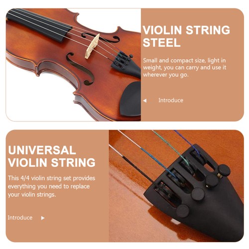 Cuerdas de violín accesorios universales para piezas de instrumentos musicales y - Imagen 4 de 12