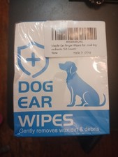 Maylle Ear Finger Wipes for Dogs Cats, Sooths Deodorizes 50 Count