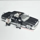 2004 Jada Homie Rollerz 1:64 Black ‘95 Cadillac Fleetwood with Shark & Japon