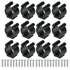 12 PCS Pool Cue Holder Clamps Include Screws , Billiards Snooker Cue Locating...