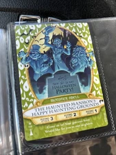 Walt Disney World Sorcerer Card 03/P Halloween Party 2013 Haunted Mansion