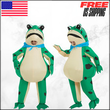 Funny Inflatable Frog Blow up Cosplay Costume for Adult/Birthday/Halloween