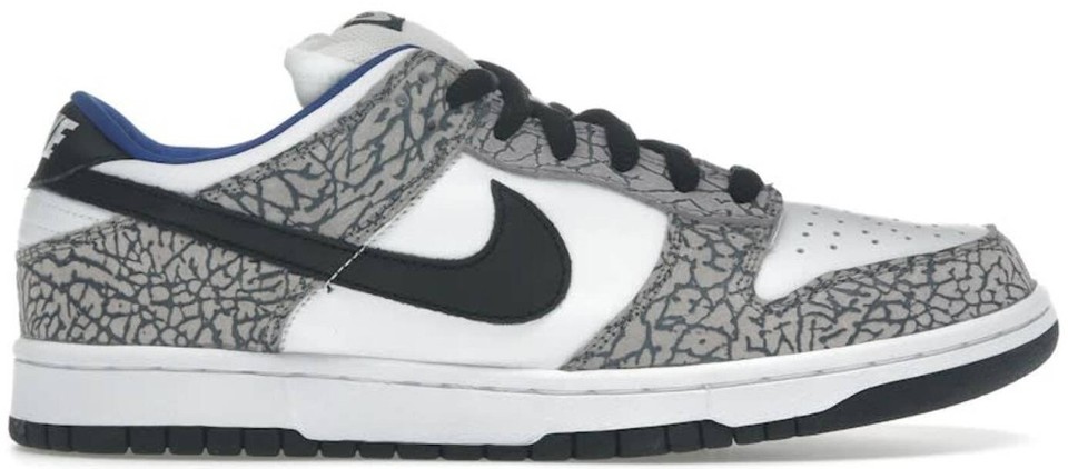 Nike Supreme x Dunk Pro SB Low White Cement for Sale
