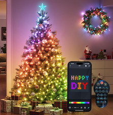 Colorful Smart Christmas Tree Lights with App & Music Sync - 2.1M LED Decor