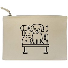 Borsa pochette/custodia accessori in tela 'Dog Grooming Station' (CL00048844)
