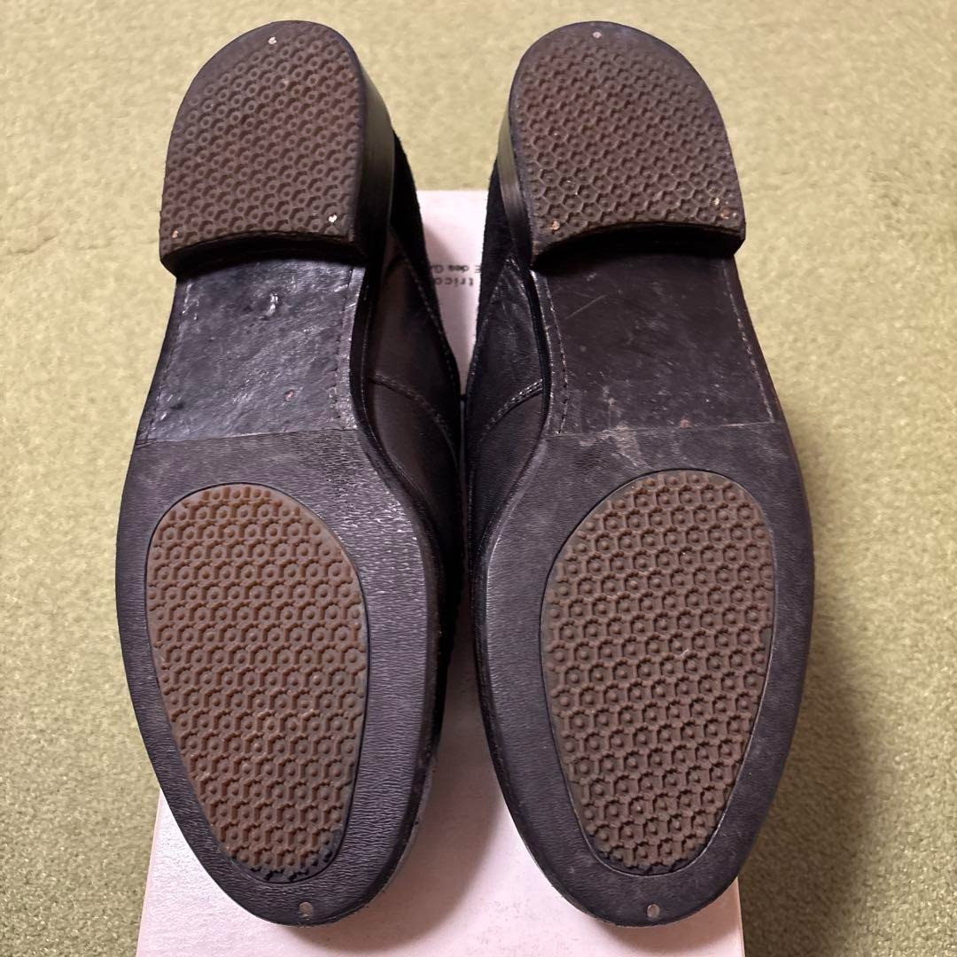 SAOLA Scarpe Comme des Garçons scamosciate e pelle 23 cm suola in gomma antiscivolo