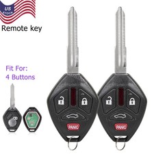 2 For Mitsubishi Galant Eclipse 2008 2009 2010 2011 2012 Keyless Remote Key Fob