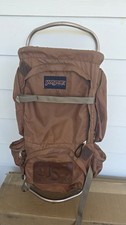 Vintage Jansport D2 External Frame Backpack Tan Brown Gold Great Condtion 1970s