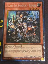 Secret Six Samurai - Kizaru 1st Edition Prismatic Collector's Rare RA03 Yugioh
