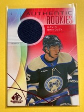2024-25 SP Game Used Red Jersey #233 Gavin Brindley RC