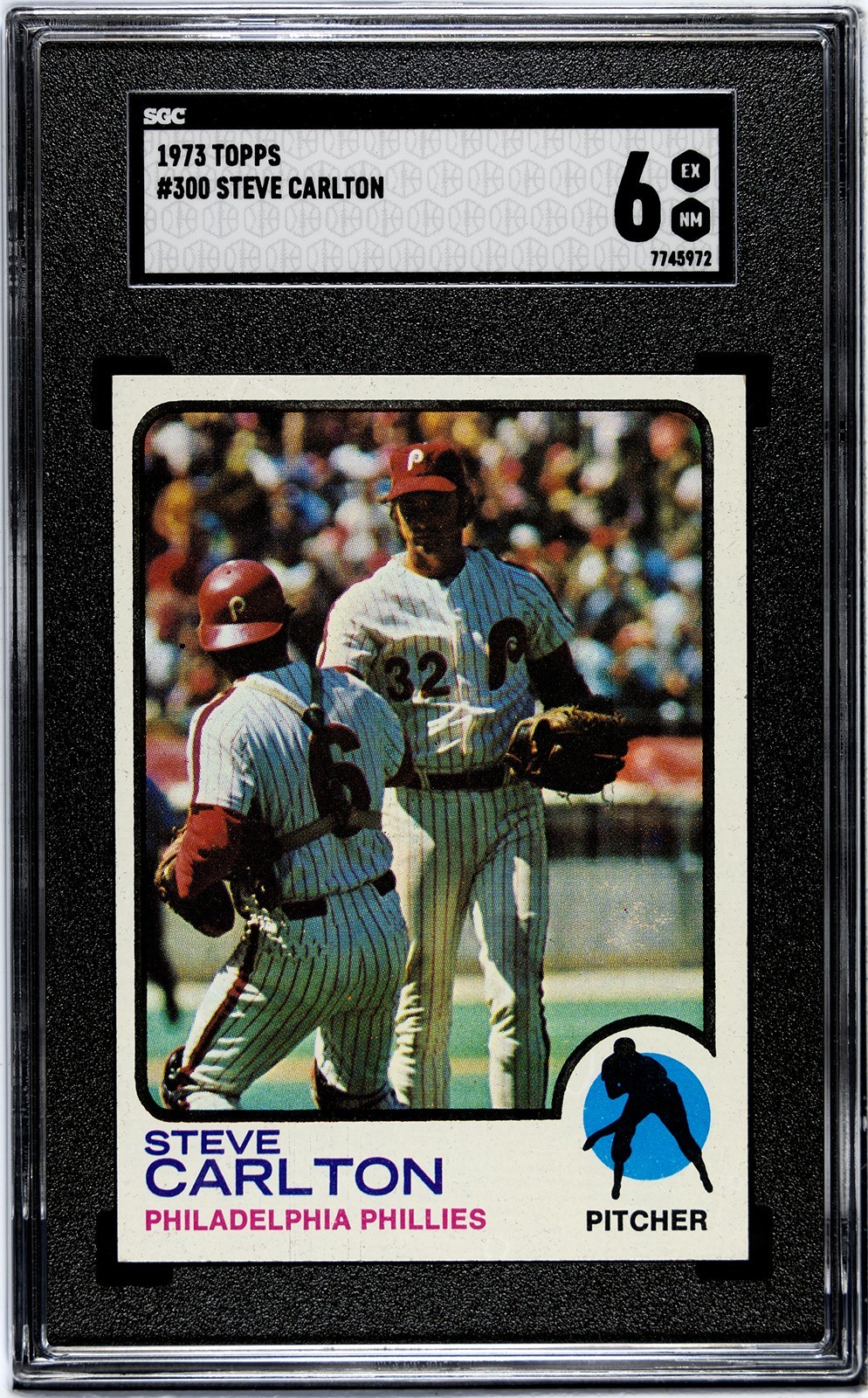 1973 Topps #300 Steve Carlton SGC 6 4 Time Cy Young