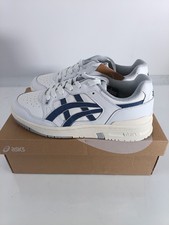 ASICS EX89 White Grand Shark Leather Sneakers...