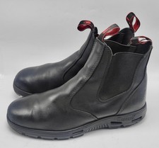 Redback UBBK Easy Escape - Bota Negra Con Puntera Suave Y Puntera Roja, Talla UK11 = EE.UU. 12