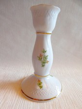 KERZENLEUCHTER  "HOLLOHÁZA HUNGARY"  aus PORZELLAN   14 cm hoch