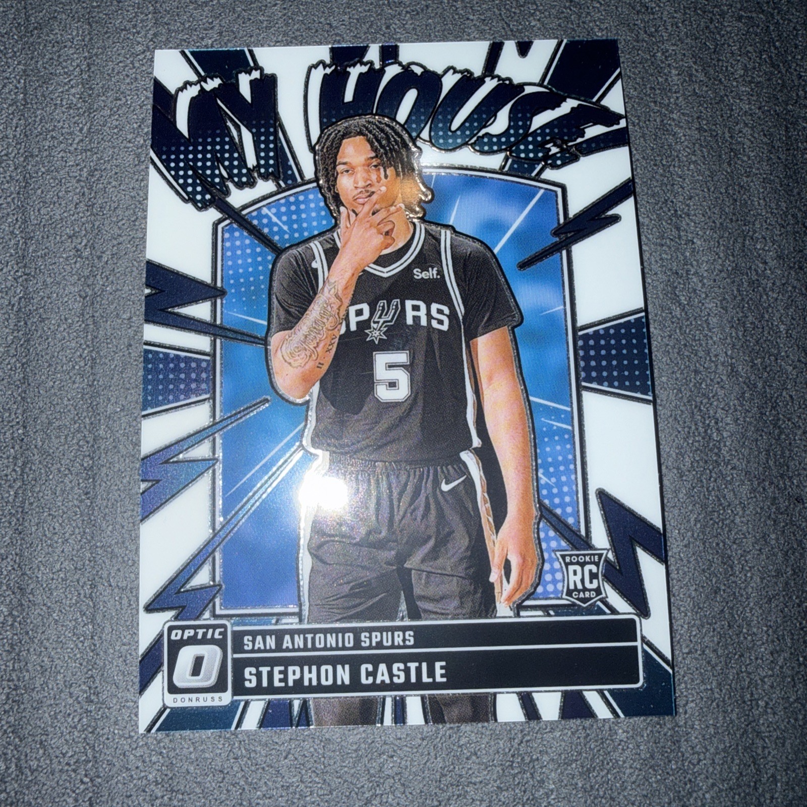 STEPHON CASTLE 2024-2025 Donruss Optic My House #16 Rookie RC Spurs